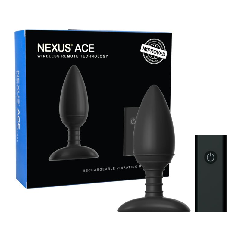 Nexus Ace L - Korek analny wibrujący z pilotem, duży 14cm - obrazek 2