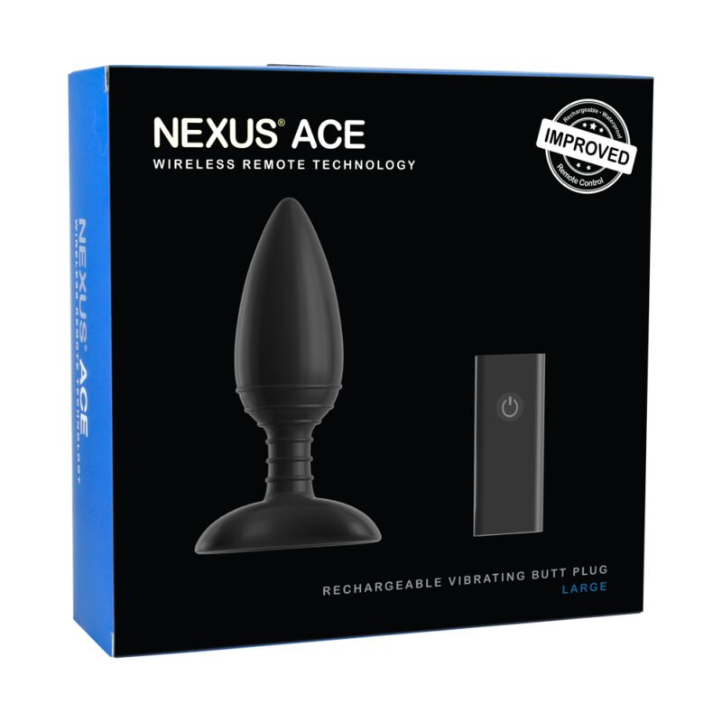 Nexus Ace L - Korek analny wibrujący z pilotem, duży 14cm - obrazek 5