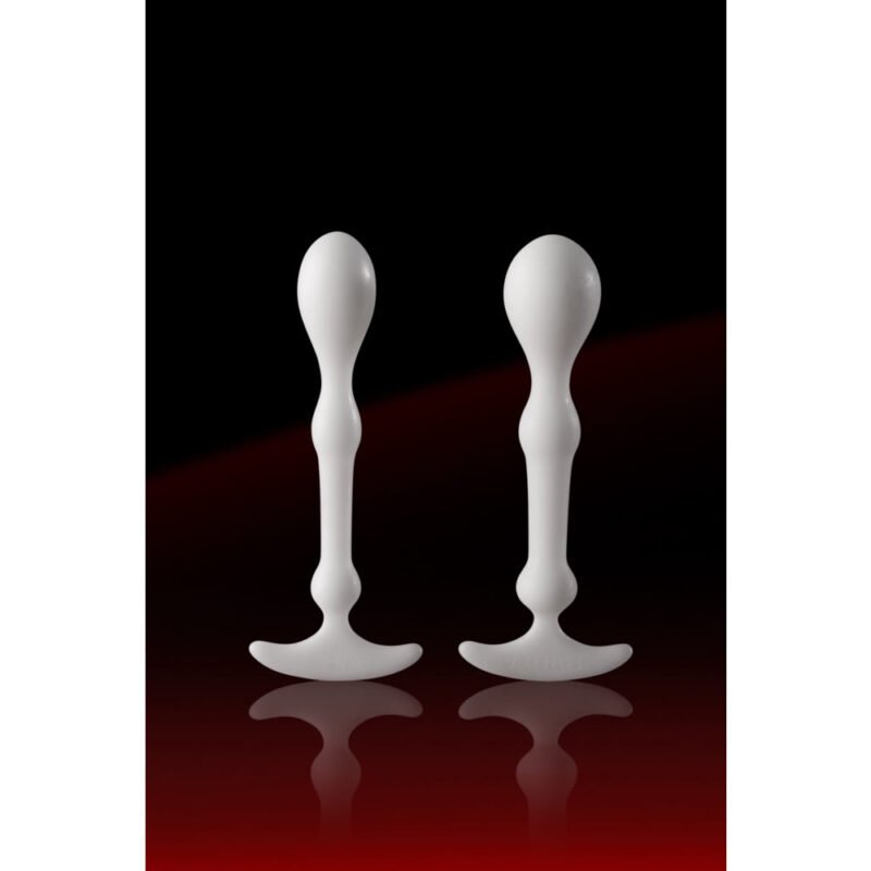 Stymulator analny ANEROS Peridise 2szt biały - obrazek 2